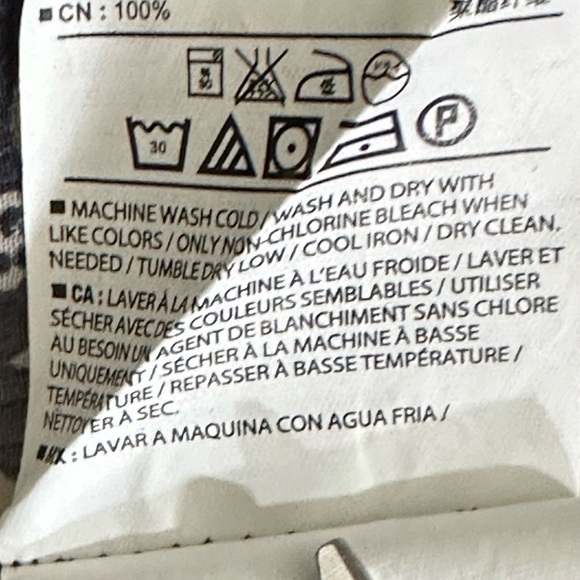 Old Navy sz med tunic style top in gray and off white sheer semi dressy - Picture 11 of 12